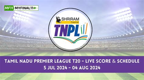 tamil nadu premier league cricket score|TNPL .